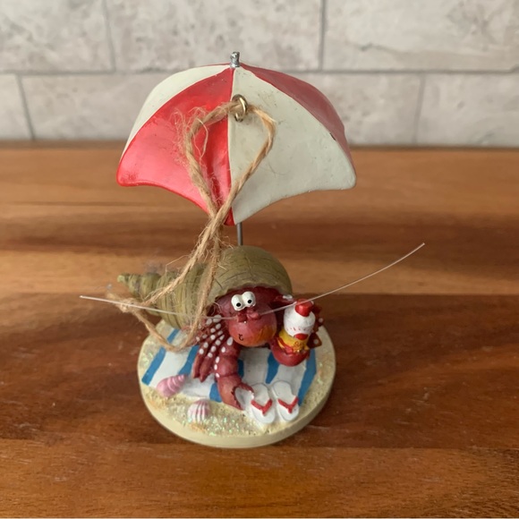 Crab Vacation Christmas Tree Ornament - Picture 2 of 4